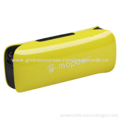 Small Size Perfume Design Mobile Battery Charger with 2,600mAh Capacity and LED Torch